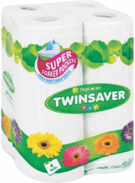 TWINSAVER ROLLER TOWEL 4`S